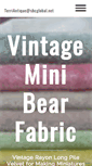 Mobile Screenshot of minibearfabric.com